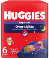 Photos - Nappies Huggies Overnites Pants 6 / 22 pcs 