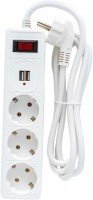 Photos - Surge Protector / Extension Lead Logan SFWU3-3 
