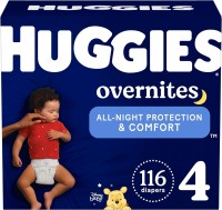 Nappies Huggies Overnites 4 / 116 pcs 