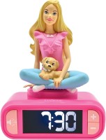 Photos - Radio / Table Clock Lexibook Alarm Clock with Barbie 3D Night Light 