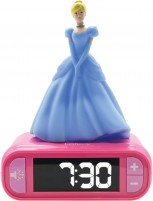 Photos - Radio / Table Clock Lexibook Alarm Clock with Disney Princess Cinderella 3D Night Light 
