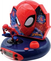Photos - Radio / Table Clock Lexibook Spider-Man 3D Projector Alarm Clock 