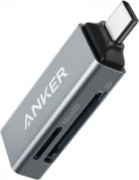 Photos - Card Reader / USB Hub ANKER USB-C 2-in-1 Card Reader 