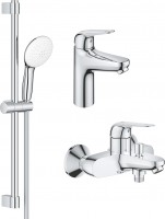 Photos - Bath Tap Set Grohe Euroeco UA123226M0 