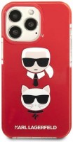 Photos - Case Karl Lagerfeld Karl and Choupette Head for iPhone 13 Pro 