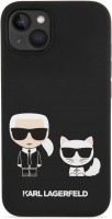 Photos - Case Karl Lagerfeld Liquid Silicone Karl & Choupette for iPhone 14 