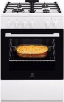 Photos - Cooker Electrolux LKG 600011 W white