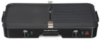 Electric Grill Hamilton Beach Dual-Zone Grill/Griddle black