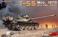 Photos - Model Building Kit MiniArt T-55 Mod 1970 with OMSh Tracks (1:35) 