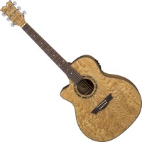 Acoustic Guitar Dean Guitars Exotica Quilt Ash A/E Left-Handed 