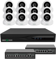 Photos - Surveillance DVR Kit GreenVision GV-IP-K-W84/12 