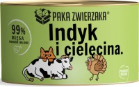 Photos - Cat Food Paka Zwierzaka Adult Canned Turkey/Veal 200 g 