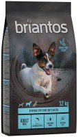 Photos - Dog Food Briantos Adult Mini Salmon 12 kg 