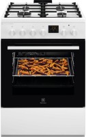 Photos - Cooker Electrolux LKK 660220 W white