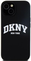 Photos - Case DKNY Liquid Silicone White Printed Logo MagSafe for iPhone 14 