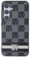 Photos - Case DKNY Leather Checkered Mono Pattern & Printed Stripes for Galaxy S24+ 