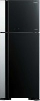 Photos - Fridge Hitachi HRTN7489DFGBKCS black