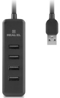 Photos - Card Reader / USB Hub REAL-EL HQ-175 