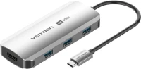 Photos - Card Reader / USB Hub Vention TQDHB 