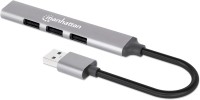 Photos - Card Reader / USB Hub MANHATTAN USB-A 4-Port Hub 