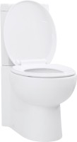 Photos - Toilet VidaXL Ceramic Bathroom Corner Toilet 141133 