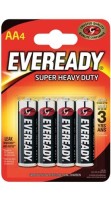 Photos - Battery Eveready 4xAA Super Heavy Duty 