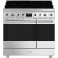 Photos - Cooker Smeg Classica C92IMX2 stainless steel