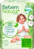 Photos - Nappies Bebem Natural 6 / 20 pcs 