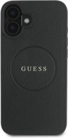 Photos - Case GUESS Grained Ring MagSafe for iPhone 16 Plus 