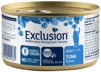 Photos - Cat Food Exclusion Adult Noble Grain Tuna Canned 85 g 