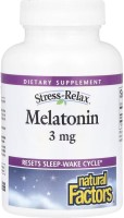 Photos - Amino Acid Natural Factors Melatonin 3 mg 180 tab 