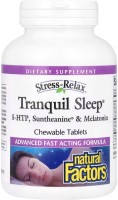 Photos - Amino Acid Natural Factors Tranquil Sleep Chewable 60 tab 