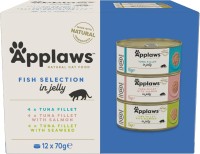 Photos - Cat Food Applaws Fish Selection in Jelly 12 pcs 