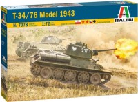 Photos - Model Building Kit ITALERI T-34/76 Model 1943 (1:72) 