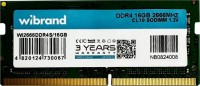 Photos - RAM Wibrand SO-DIMM DDR4 1x16Gb WI2666DDR4S/16GB