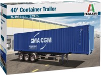 Photos - Model Building Kit ITALERI 40 Container Trailer (1:24) 