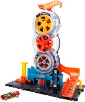 Photos - Car Track / Train Track Hot Wheels Super Twist Tire Shop HDP02 