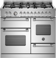 Photos - Cooker Bertazzoni MAS106L3EXC stainless steel