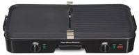 Photos - Electric Grill Hamilton Beach 3-in-1 Grill/Griddle black