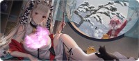 Photos - Mouse Pad Voltronic Power Anime Girl (Cozy Winter) 