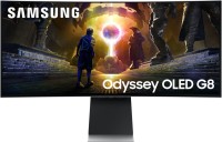 Photos - Monitor Samsung Odyssey OLED G85SD 34 34 "  silver