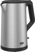 Photos - Electric Kettle Beko WKM7322I 2200 W 1.7 L  stainless steel