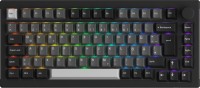 Photos - Keyboard Akko Black&Silver 5075B Plus ISO Cream  Blue Pro Switch