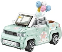 Photos - Construction Toy LOZ Green Open Car with Balloon 1132 