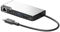 Photos - Card Reader / USB Hub ALOGIC USB-C Fusion ALPHA 5-in-1 Hub 