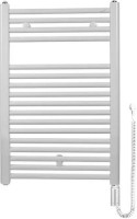 Photos - Heated Towel Rail Zehnder Virando E (500x786 AB-080-050-9016-HOTS-SC)