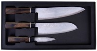 Photos - Knife Set Suncraft Black Damascus BD-050402 