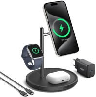 Charger ANKER Maggo 3 in 1 Wireless Charging Station 