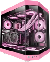 Photos - Computer Case Mars Gaming MC-3T Premium pink