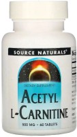 Photos - Fat Burner Source Naturals Acetyl L-Carnitine 500 mg 60 tab 60